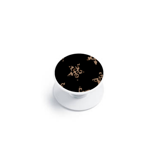 Grip de téléphone : Etoiles Léopard