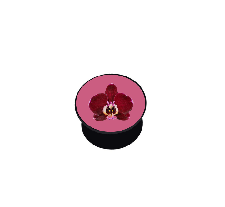 Grip de téléphone : Orchidée Fond Fuchsia
