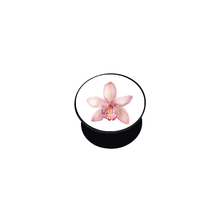 Grip de téléphone : Orchidée Fond Blanc