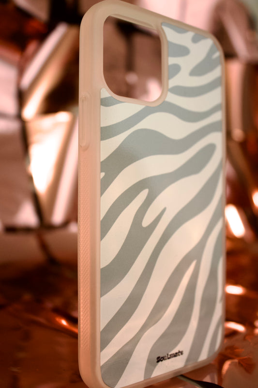 Zebra Gris - Iphone 12/12 Pro