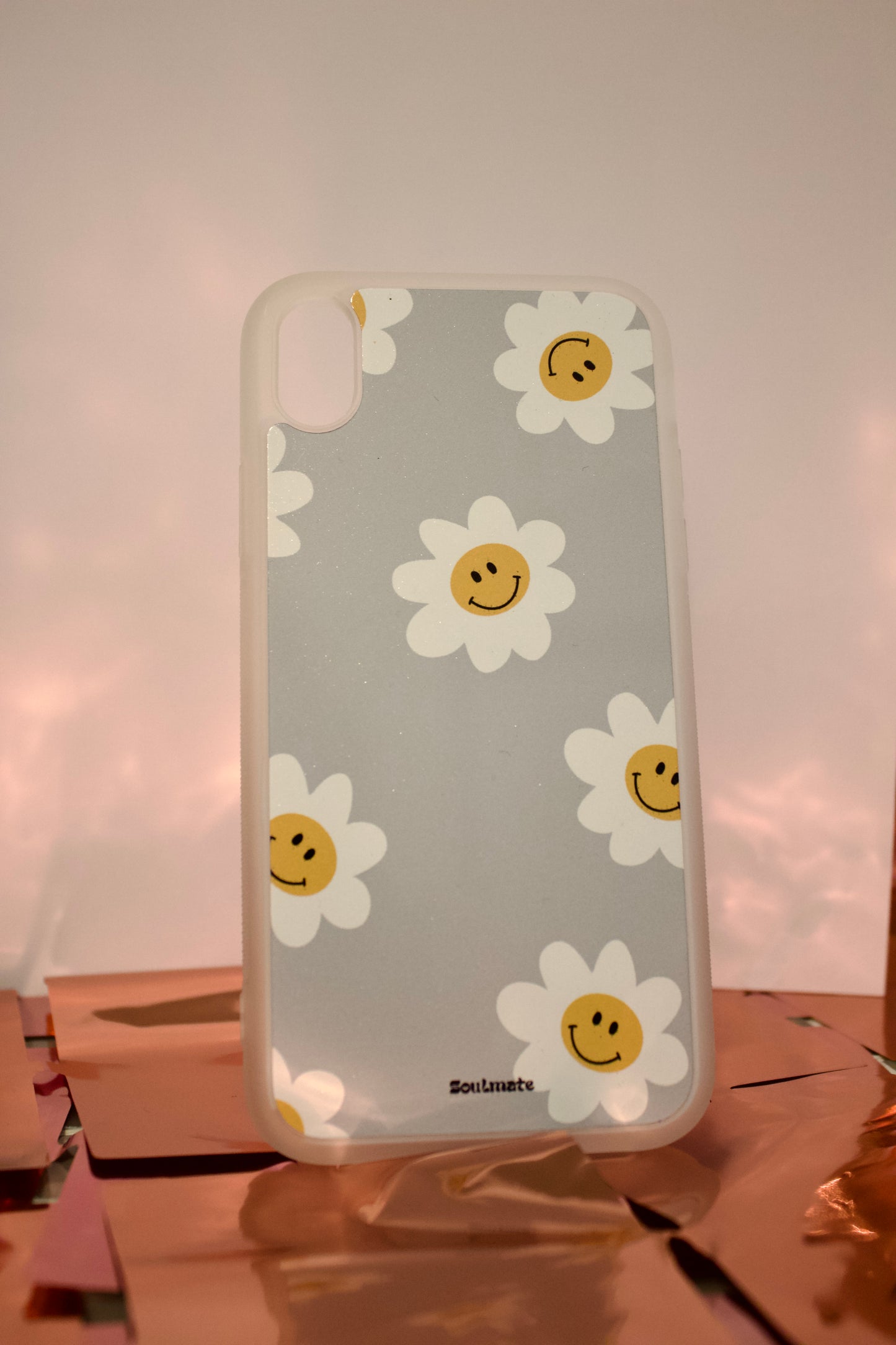 Happy Flower Grise - iPhone XR