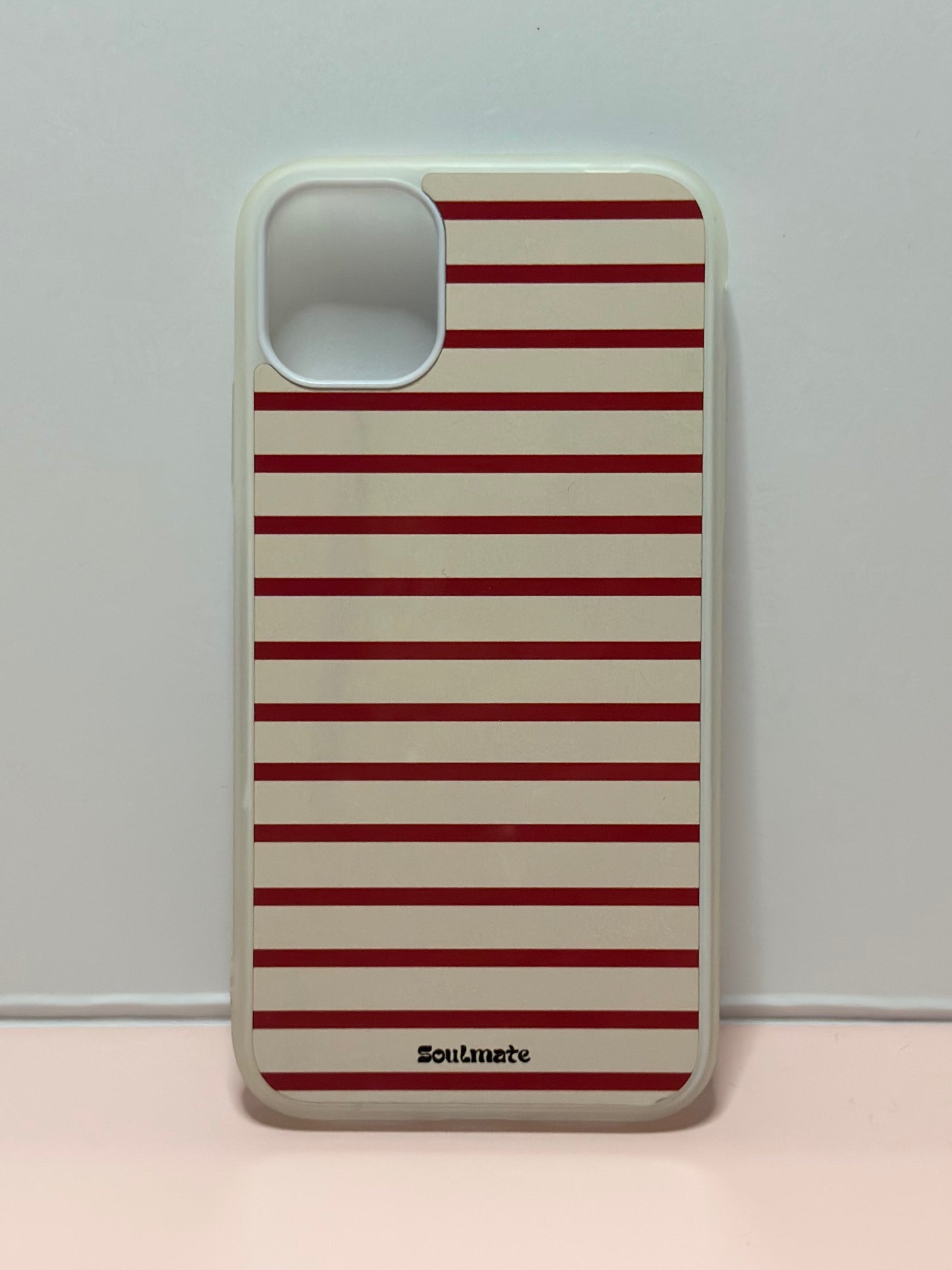 Coque Marinière Rouge - Iphone 11