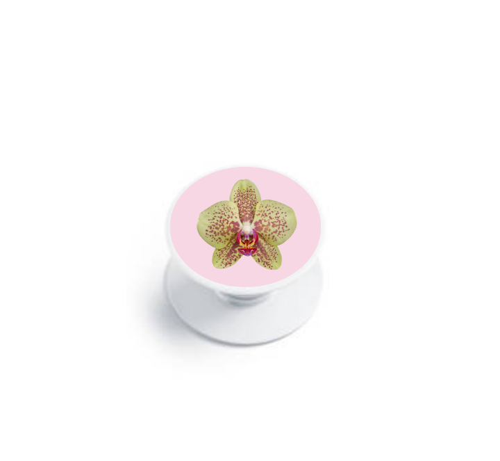 Grip de téléphone : Orchidée Fond Rose