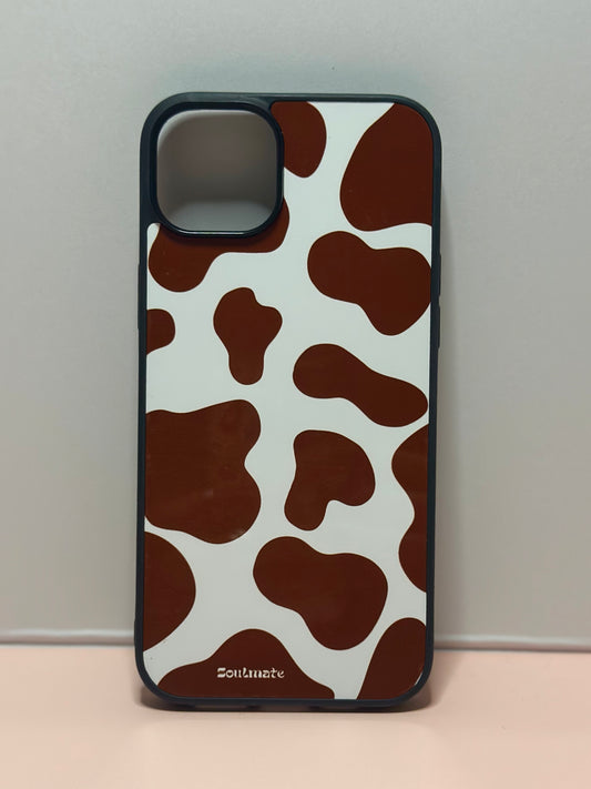 Coque Cute Cow Brown - Iphone 15 PLUS
