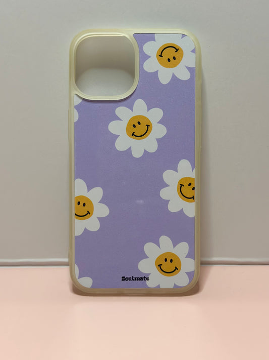 Coque Happy Flower Violette - Iphone 13
