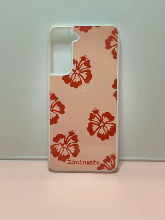 Coque Hibiscus Rose - Samsung S21 FE