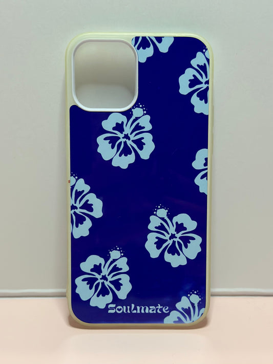 Coque Hibiscus Bleu - Iphone 12/12 PRO